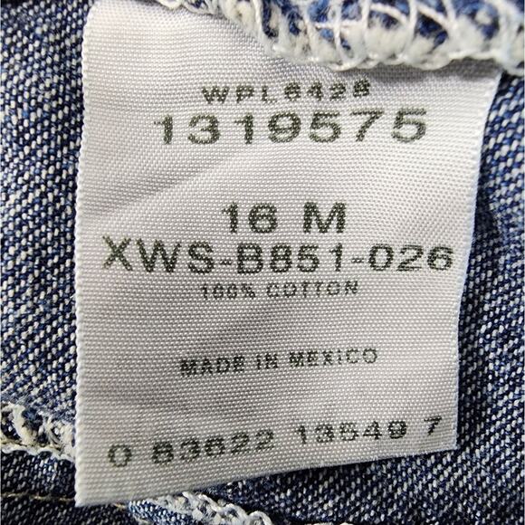 Vintage Riders Jeans Womens 16 Blue High Rise Crop Capri Stretch Pedal Pusher - Picture 4 of 10